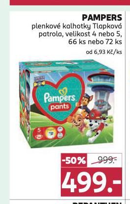 PAMPERS DĚTSKÉ PLENKY