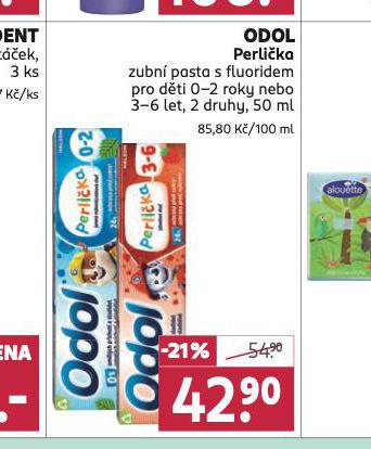 ODOL PERLIKA ZUBN PASTA