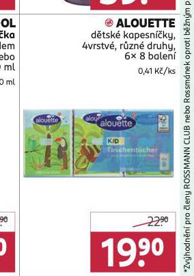 ALOUETTE DTSK KAPESNKY