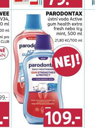 PARODONTAX ÚSTNÍ VODA