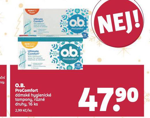 O.B. PROCOMFORT TAMPONY