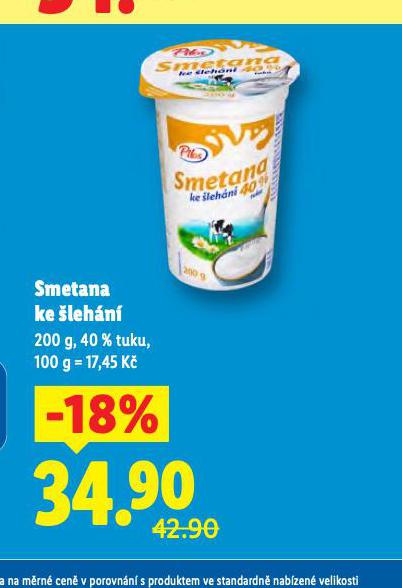 SMETANA KE LEHN 40%