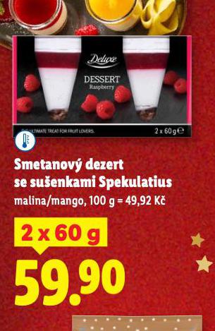 SMETANOV DEZERT SE SUENKAMI SPEKULATITUS