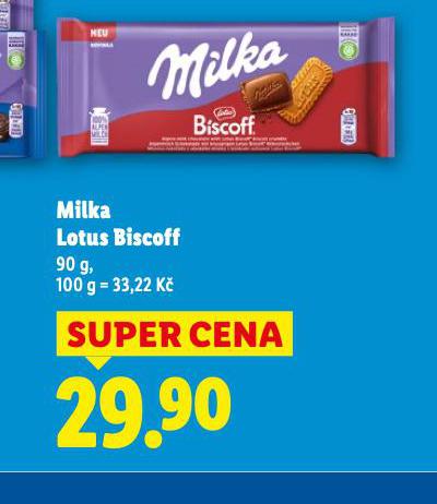 MILKA LOTUS BISCOFF