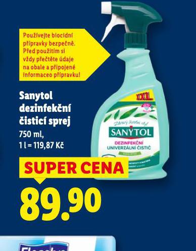 SAYNTOL DEZINFEKČNÍ ČISTÍCÍ SPREJ