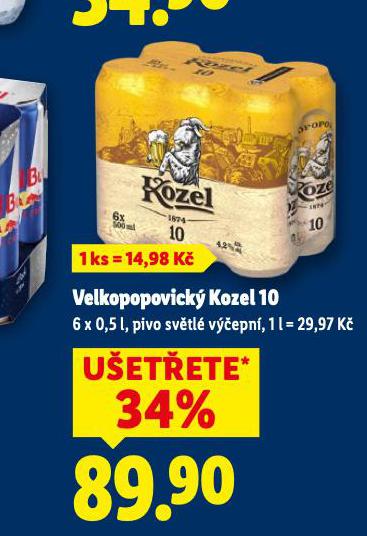PIVO VELKOPOPOVICK KOZEL 10
