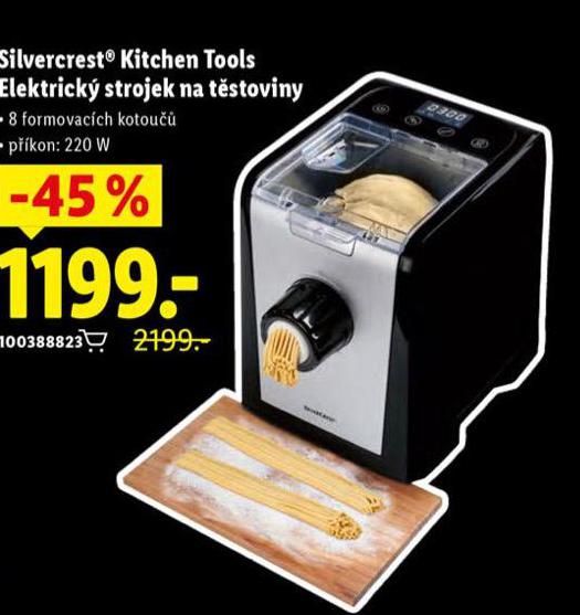 SILVERCREST ELEKTRICK STROJEK NA TSTOVINY