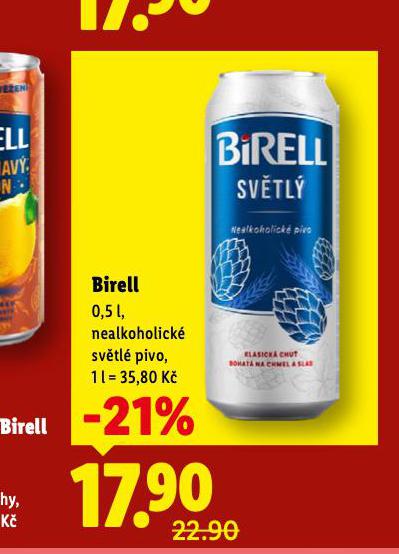 BIRELL NEALKOHOLICK PIVO