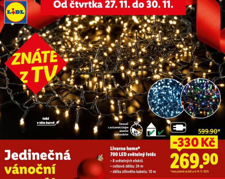 LIVARNO HOME LED SVĚTELNÝ ŘETĚZ