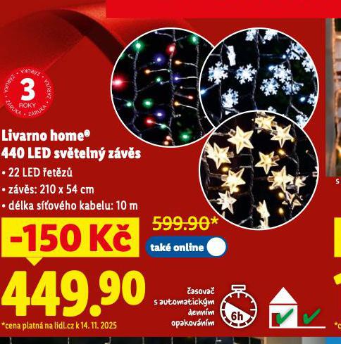 LIVARNO HOME LED SVTELN ETZ