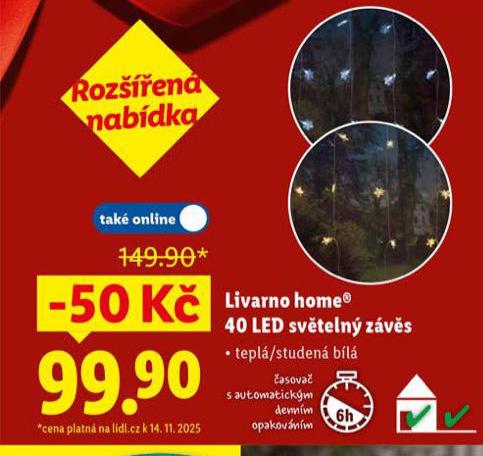 LIVARNO HOME LED SVTELN ZVS