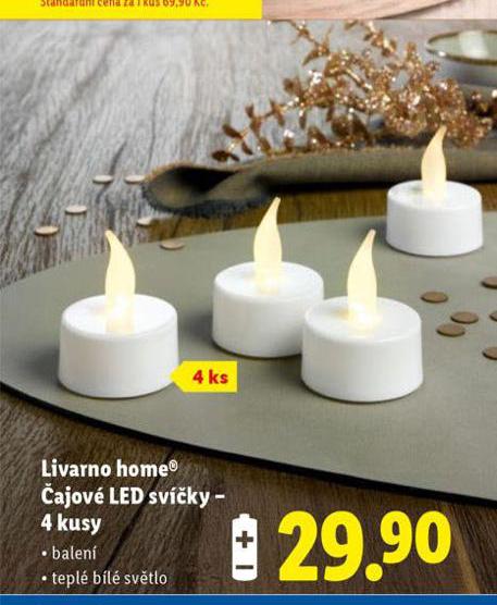 LIVARNO HOME ČAJOVÉ LED SVÍČKY