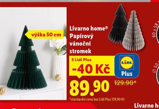 LIVARNO HOME PAPROV VNON STROMEK