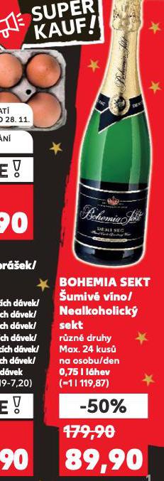 BOHEMIA SEKT ICE NEALKOHOLICK SEKT
