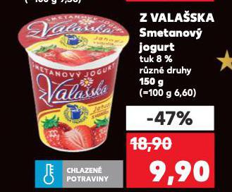 SMETANOVÝ JOGURT Z VALAŠSKA