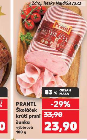 PRANTL ŠKOLÁČEK KRŮTÍ PRSNÍ ŠUNKA