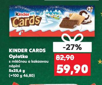 KINDER CARDS OPLATKA