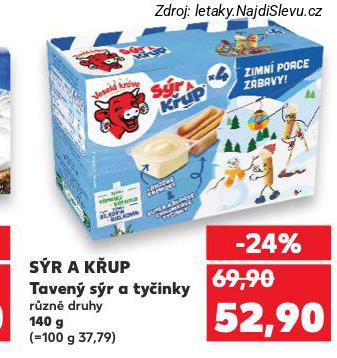 VESELÁ KRÁVA SÝR A KŘUP