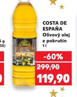 COSTA DE ESPAA OLIVOV OLEJ Z POKRUTIN