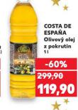 COSTA DE ESPAA OLIVOV OLEJ Z POKRUTIN