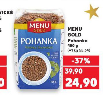 MENU GOLD POHANKA