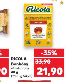 RICOLA BONBÓNY