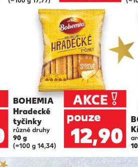 BOHEMIA HRADECKÉ TYČINKY