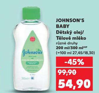 JOHNSON'S BABY DTSK OLEJ