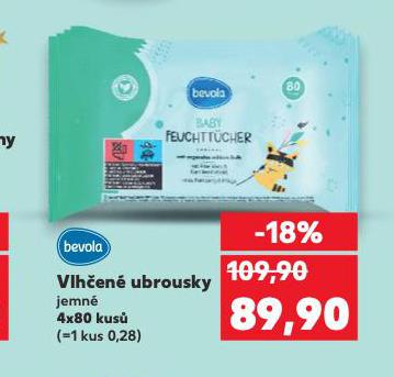 BEVOLA VLHČENÉ UBROUSKY