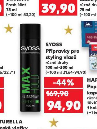 SYOSS PPRAVKY NA STYLING VLAS