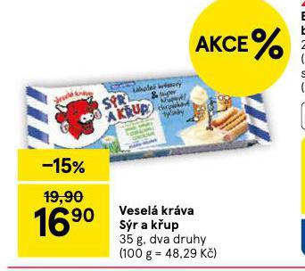 VESELÁ KRÁVA SÝR A KŘUP