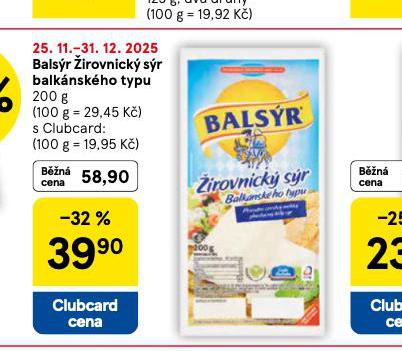 BALSR IROVNICK SR BALKNSKHO TYPU