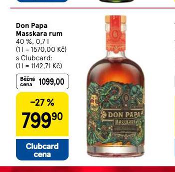 DON PAPA MASSKARA RUM