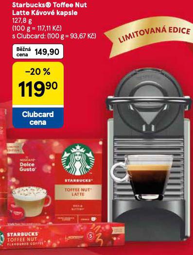 STARBUCKS TOFFEE NUT LATTE KÁVOVÉ KAPSLE