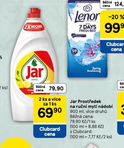 JAR PROSTŘEDEK NA NÁDOBÍ