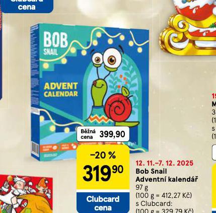 BOB SNAIL ADVENTN KALEND