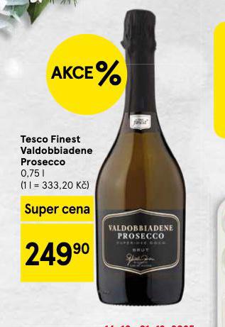 TESCO FINEST VALDOBBIADENE PROSECCO