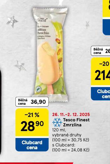 TESCO FINEST ZMRZLINA