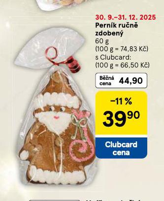 PERNÍK RUČNĚ ZDOBENÝ