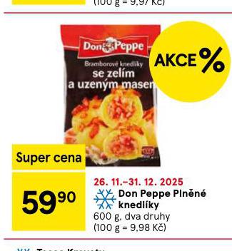 DON PEPPE PLNĚNÉ KNEDLÍKY