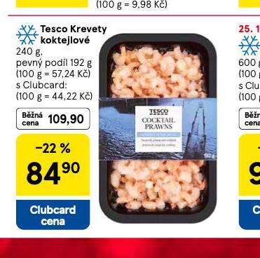 TESCO KREVETY KOKTEJLOV