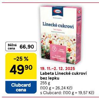 LABETA LINECK CUKROV BEZ LEPKU