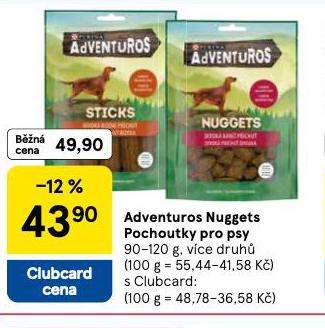 ADVENTUROS NUGGETS POCHOUTKY PRO PSY