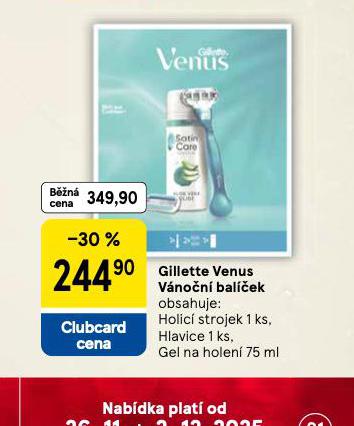 GILLETTE VENUS VÁNOČNÍ BALÍČEK