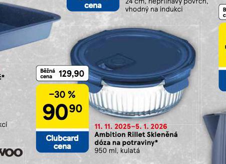 SKLENĚŠNÁ DÓZA NA POTRAVINY