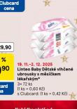 LINTEO BABY DĚTSKÉ VLHČENÉ UBROUSKY