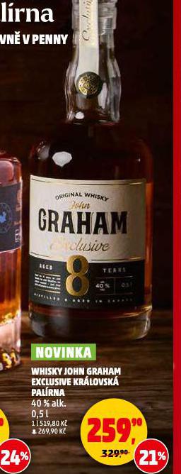 WHISKY JOHN GRAHAM EXCLUSIVE KRLOVSK PALRNA