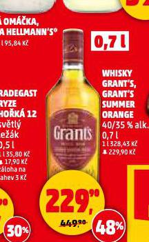 GRANT'S TRIPLE WOOD WHISKY
