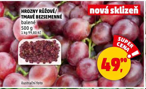 HROZNY TMAVÉ BEZSEMENNÉ