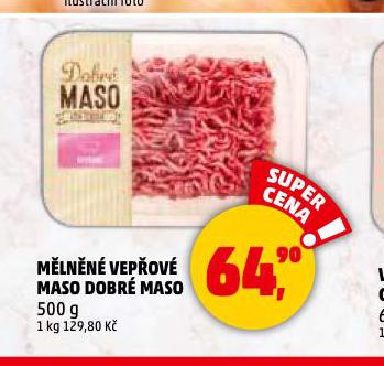 MĚLNĚNÉ VEPŘOVÉ MASO